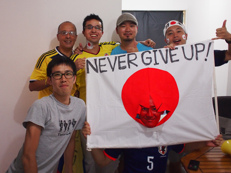 【W杯現地レポート】「日本対コロンビア」世界のサポーターと代表への感謝