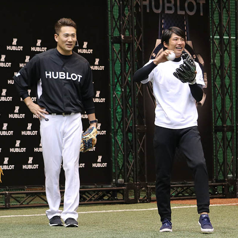 ウブロが主催する北海道支援イベントに、田中将大選手・成田緑夢選手が登場！