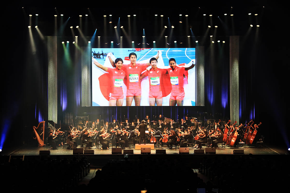 音楽と共に感動の映像で贈るオリンピックコンサート開催！
